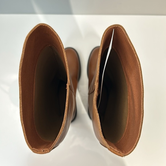 NWT Mango Tall Leather Riding Boots Size 6.5 - Picture 10 of 15